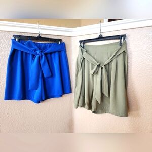 Two Sets Of Dress Shorts Size M/L
